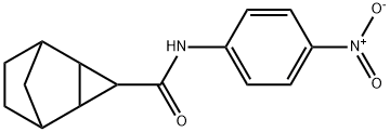 N-{4-nitrophenyl}tricyclo[3.2.1.0~2,4~]octane-3-carboxamide 结构式