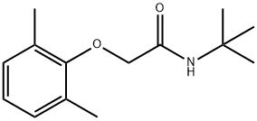 N-(tert-butyl)-2-(2,6-dimethylphenoxy)acetamide 结构式