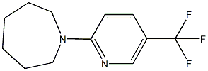 1-[5-(trifluoromethyl)-2-pyridinyl]azepane 结构式