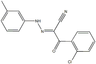 3-(2-chlorophenyl)-2-[(3-methylphenyl)hydrazono]-3-oxopropanenitrile 结构式