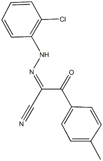 2-[(2-chlorophenyl)hydrazono]-3-(4-methylphenyl)-3-oxopropanenitrile 结构式