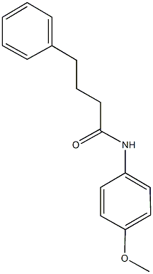 N-(4-methoxyphenyl)-4-phenylbutanamide 结构式