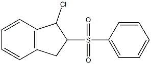 1-chloro-2-(phenylsulfonyl)indane 结构式