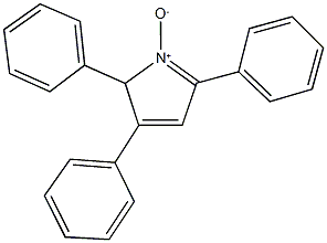 2,3,5-triphenyl-2H-pyrrole 1-oxide 结构式