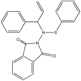2-[(1-phenyl-2-propenyl)(phenylsulfanyl)amino]-1H-isoindole-1,3(2H)-dione 结构式
