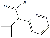 cyclobutylidene(phenyl)acetic acid 结构式