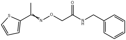 N-benzyl-2-({[1-(2-thienyl)ethylidene]amino}oxy)acetamide 结构式