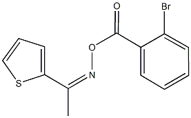 1-(2-thienyl)ethanone O-(2-bromobenzoyl)oxime 结构式