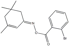 3,5,5-trimethyl-2-cyclohexen-1-one O-(2-bromobenzoyl)oxime 结构式