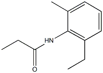 N-(2-ethyl-6-methylphenyl)propanamide 结构式