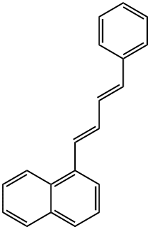 1-(4-phenyl-1,3-butadienyl)naphthalene 结构式