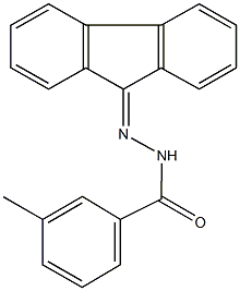 N'-(9H-fluoren-9-ylidene)-3-methylbenzohydrazide 结构式