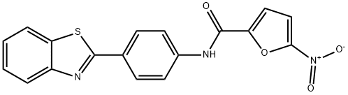 N-[4-(1,3-benzothiazol-2-yl)phenyl]-5-nitro-2-furamide 结构式