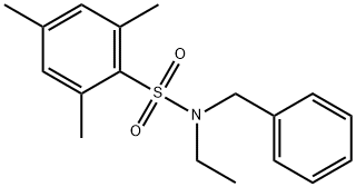 N-benzyl-N-ethyl-2,4,6-trimethylbenzenesulfonamide 结构式