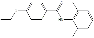 N-(2,6-dimethylphenyl)-4-ethoxybenzamide 结构式