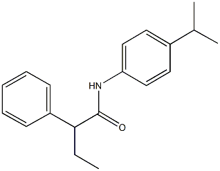 N-(4-isopropylphenyl)-2-phenylbutanamide 结构式