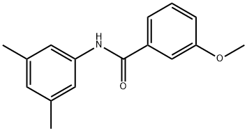 N-(3,5-dimethylphenyl)-3-methoxybenzamide 结构式