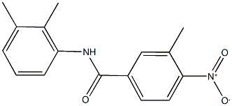 N-(2,3-dimethylphenyl)-4-nitro-3-methylbenzamide 结构式