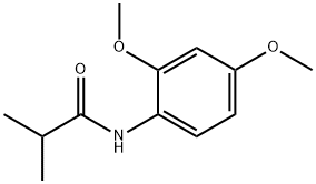 N-(2,4-dimethoxyphenyl)-2-methylpropanamide 结构式