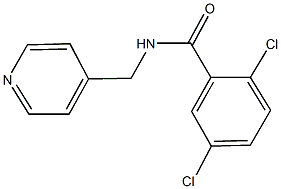 2,5-dichloro-N-(4-pyridinylmethyl)benzamide 结构式