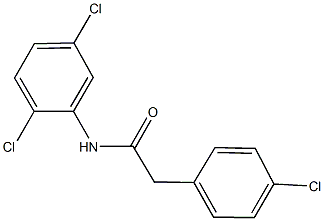 2-(4-chlorophenyl)-N-(2,5-dichlorophenyl)acetamide 结构式