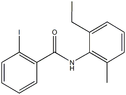 N-(2-ethyl-6-methylphenyl)-2-iodobenzamide 结构式