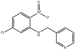3-({5-chloro-2-nitroanilino}methyl)pyridine 结构式