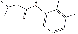 N-(2,3-dimethylphenyl)-3-methylbutanamide 结构式