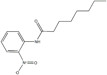 N-{2-nitrophenyl}octanamide 结构式