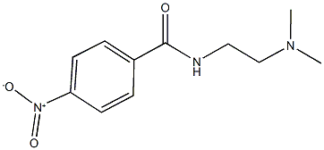 N-[2-(dimethylamino)ethyl]-4-nitrobenzamide 结构式