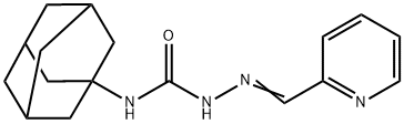 2-pyridinecarbaldehyde N-(1-adamantyl)semicarbazone 结构式