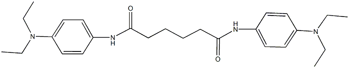 N~1~,N~6~-bis[4-(diethylamino)phenyl]hexanediamide 结构式