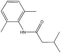 N-(2,6-dimethylphenyl)-3-methylbutanamide 结构式