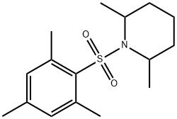 1-(mesitylsulfonyl)-2,6-dimethylpiperidine 结构式