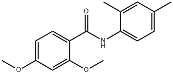 N-(2,4-dimethylphenyl)-2,4-dimethoxybenzamide 结构式