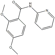 2,4-dimethoxy-N-(2-pyridinyl)benzamide 结构式