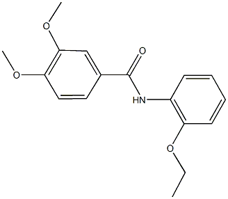 N-(2-ethoxyphenyl)-3,4-dimethoxybenzamide 结构式