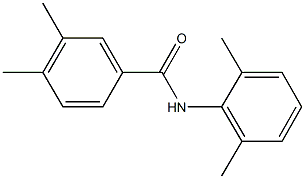 N-(2,6-dimethylphenyl)-3,4-dimethylbenzamide 结构式