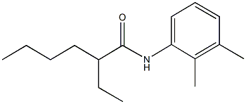 N-(2,3-dimethylphenyl)-2-ethylhexanamide 结构式