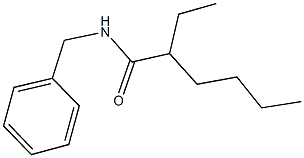 N-benzyl-2-ethylhexanamide 结构式