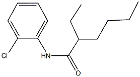 N-(2-chlorophenyl)-2-ethylhexanamide 结构式