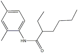 N-(2,4-dimethylphenyl)-2-ethylhexanamide 结构式