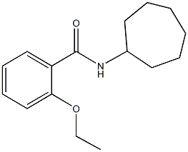 N-cycloheptyl-2-ethoxybenzamide 结构式