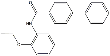 N-(2-ethoxyphenyl)[1,1'-biphenyl]-4-carboxamide 结构式