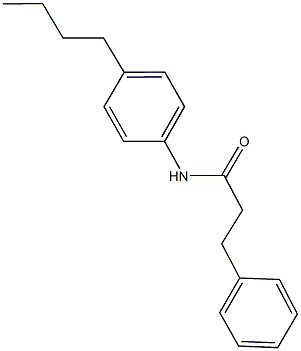 N-(4-butylphenyl)-3-phenylpropanamide 结构式