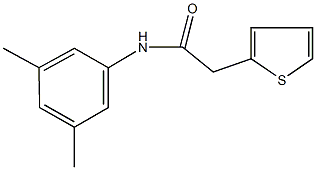 N-(3,5-dimethylphenyl)-2-thien-2-ylacetamide 结构式
