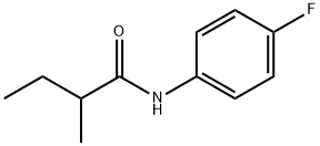 N-(4-fluorophenyl)-2-methylbutanamide 结构式