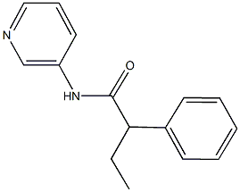 2-phenyl-N-(3-pyridinyl)butanamide 结构式