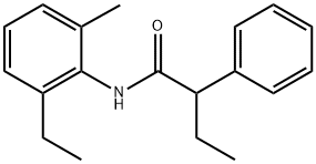 N-(2-ethyl-6-methylphenyl)-2-phenylbutanamide 结构式