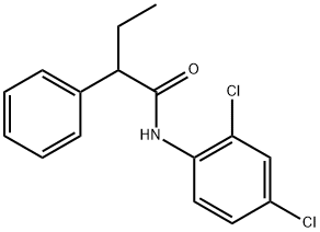 N-(2,4-dichlorophenyl)-2-phenylbutanamide 结构式